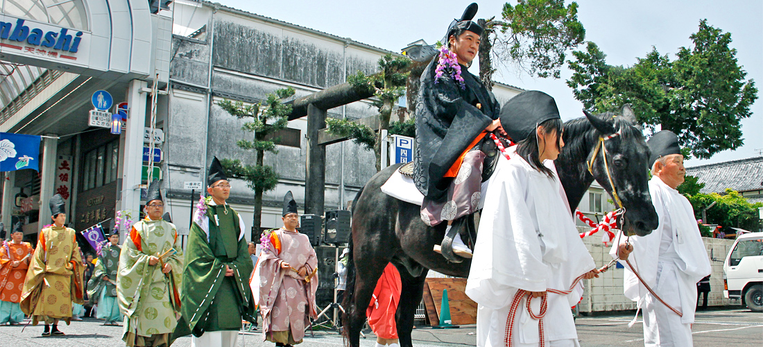 土佐一條公家行列「藤祭り」